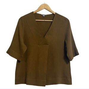 COS Brown Blouse
